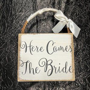 "Here Comes the Bride" Flower Girl Basket